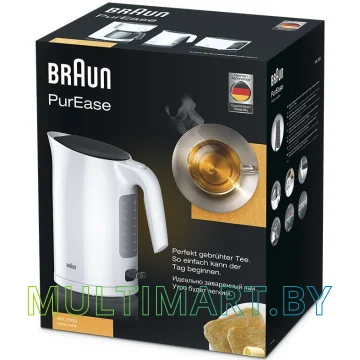 Электрочайник Braun PurEase WK 3100 (белый) картинка 3